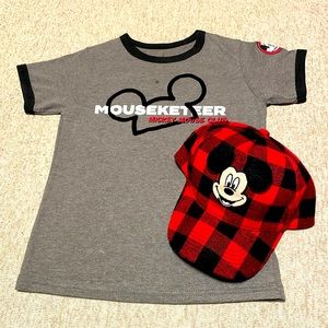 Disney Mickey Mouse Kids Hat & Mouseketeer Kids Tee